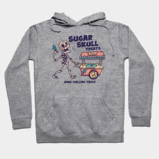 Sugar Skull Treats // Funny Day of the Dead Ice Cream Cart Hoodie